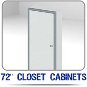 72" Closet Cabinets