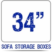 34" Under Sofa Storage Boxes