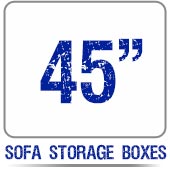 45" Under Sofa Storage Boxes
