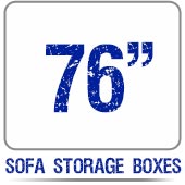 76" Under Sofa Storage Boxes
