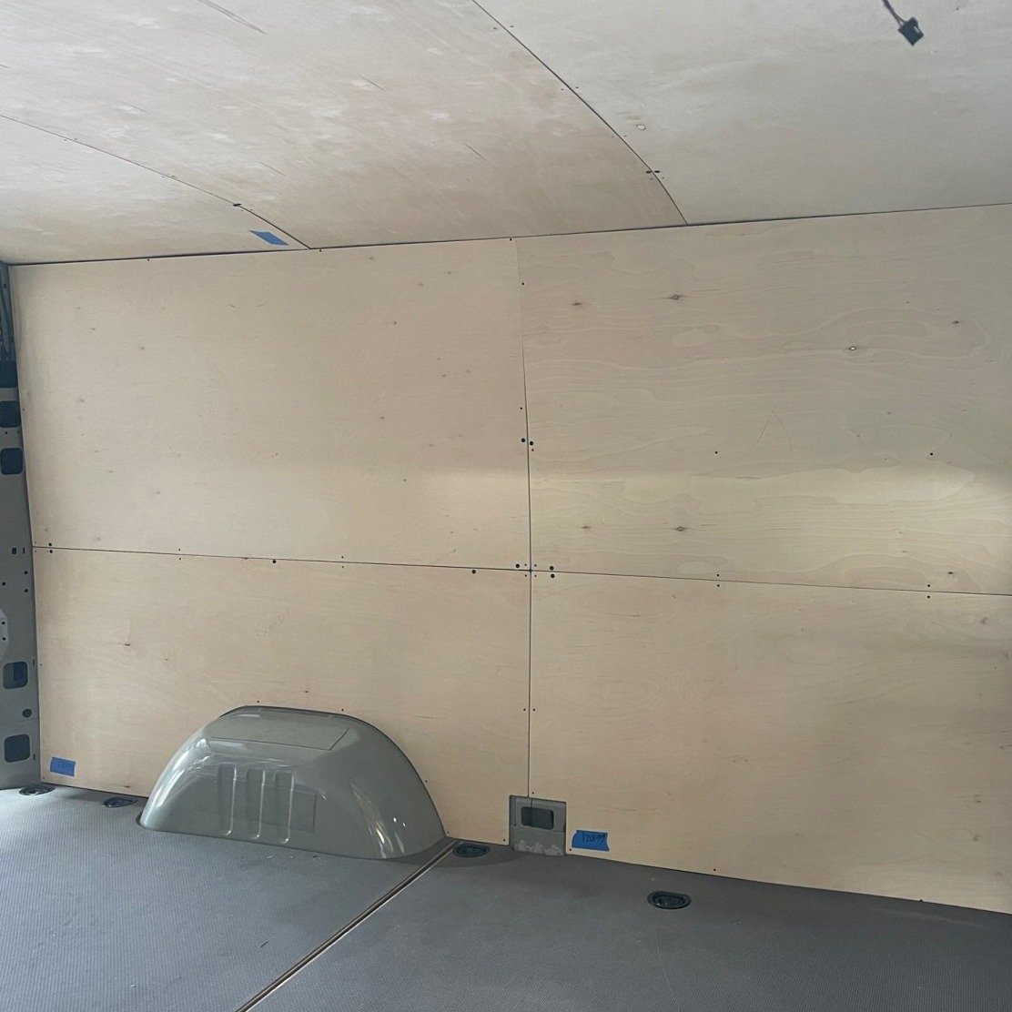 2007-2018 Sprinter Van Wall Liner Kit, 144&quot; Low Roof, Plywood