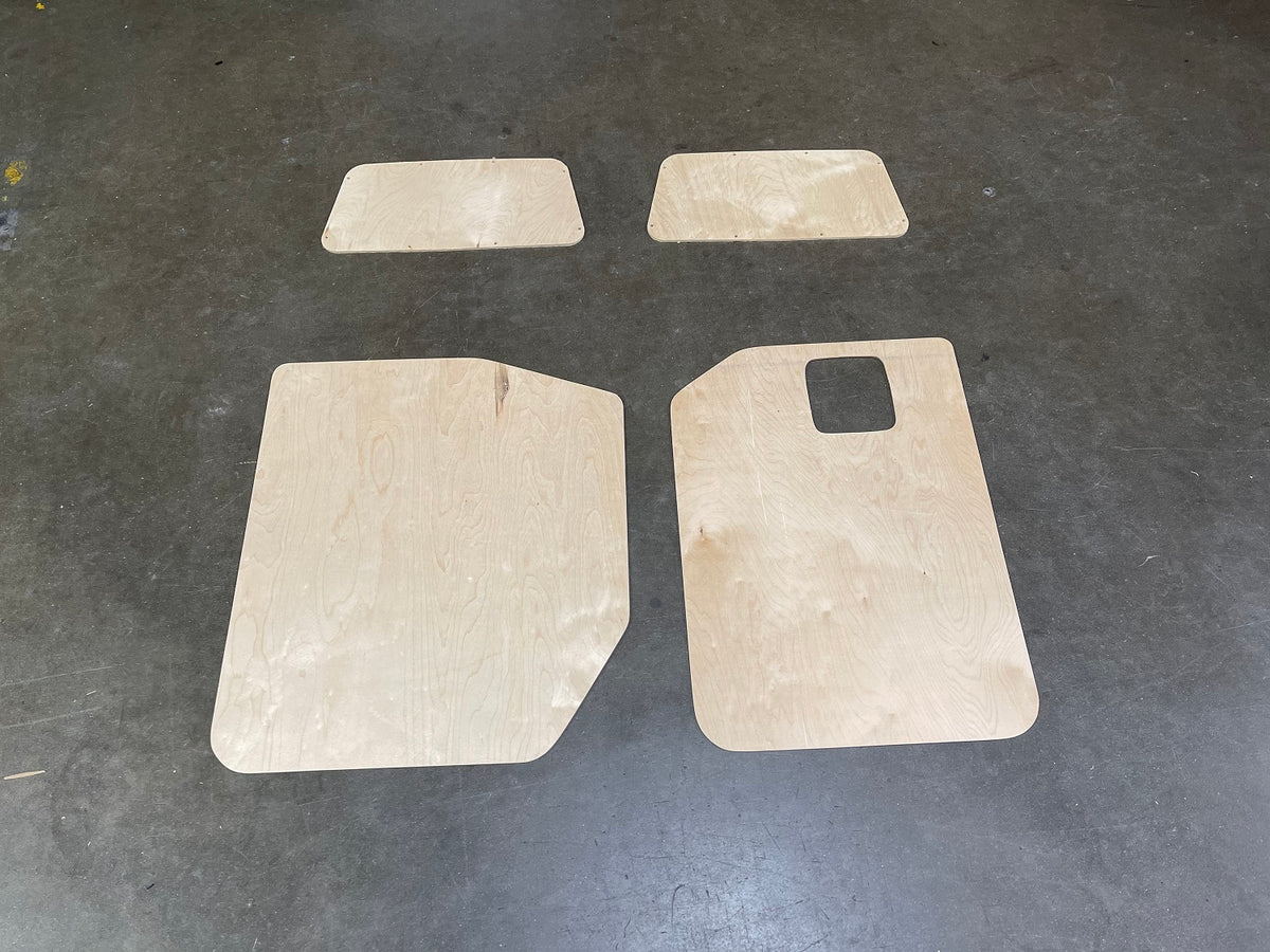 2019+ Sprinter Van Rear Door Panel Kit - Plywood