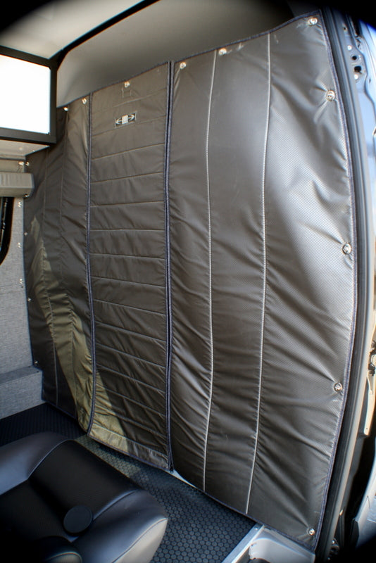 07+ Sprinter Van Fabric - Headliner Shelf Fabric Partition With 18&quot; Center