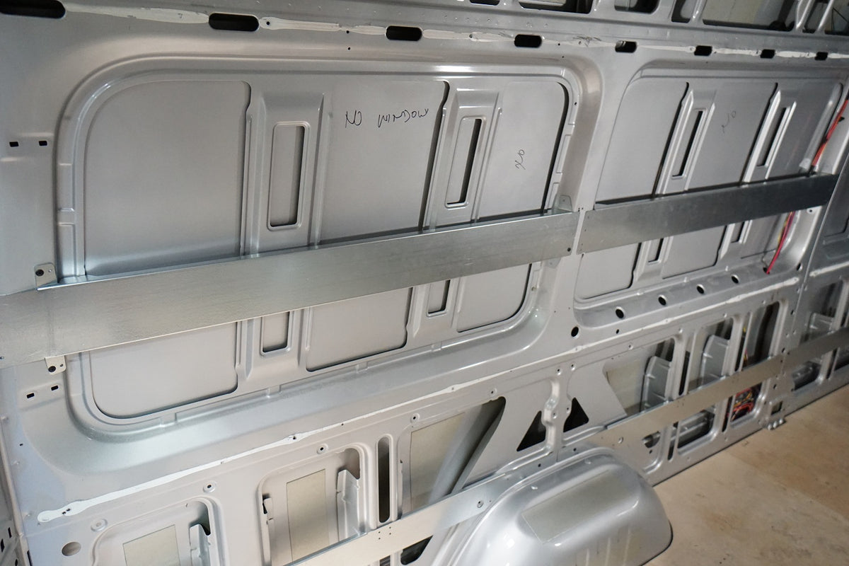 07+ Sprinter Van 170 - 43&quot; - 45&quot; High Panel Bed Wall Brace Kit
