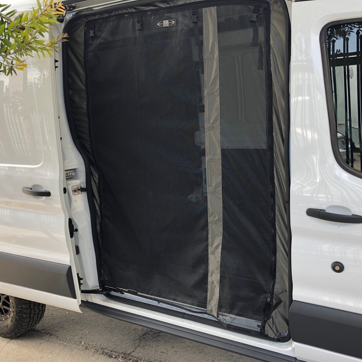 2014+ Transit Van Passenger Side Sliding Door Bug Net (for Mid &amp; High Roof vans)