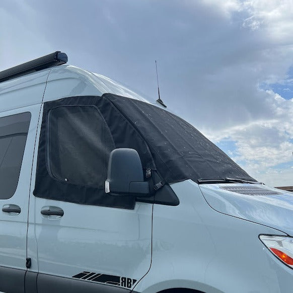 2019+  Sprinter Van Fabric - Front Window Shade / Screen Kit