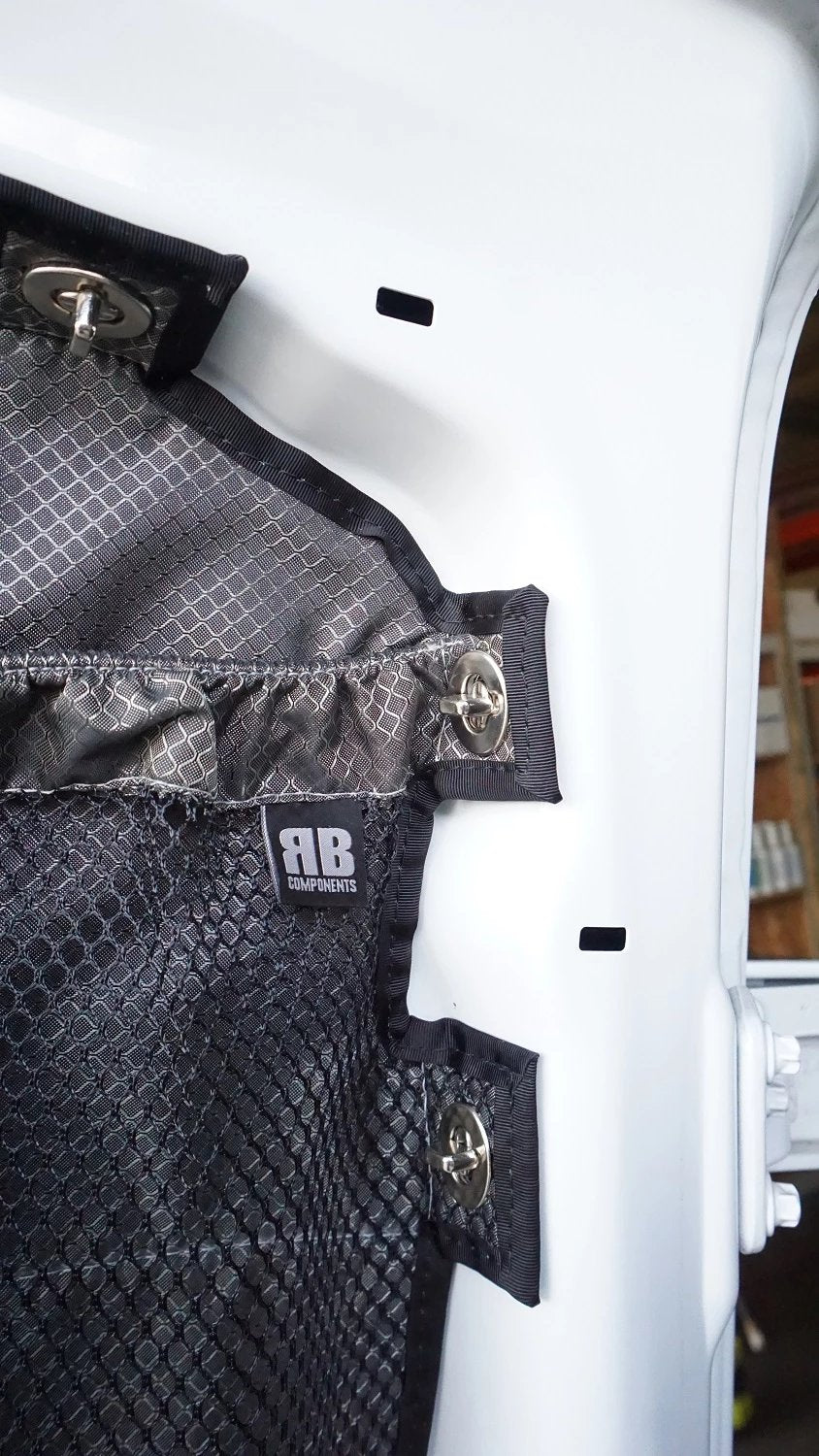 2016+ Mercedes Metris Fabric-Driver and Passenger Side Rear Window Shade w/Stuff Bag