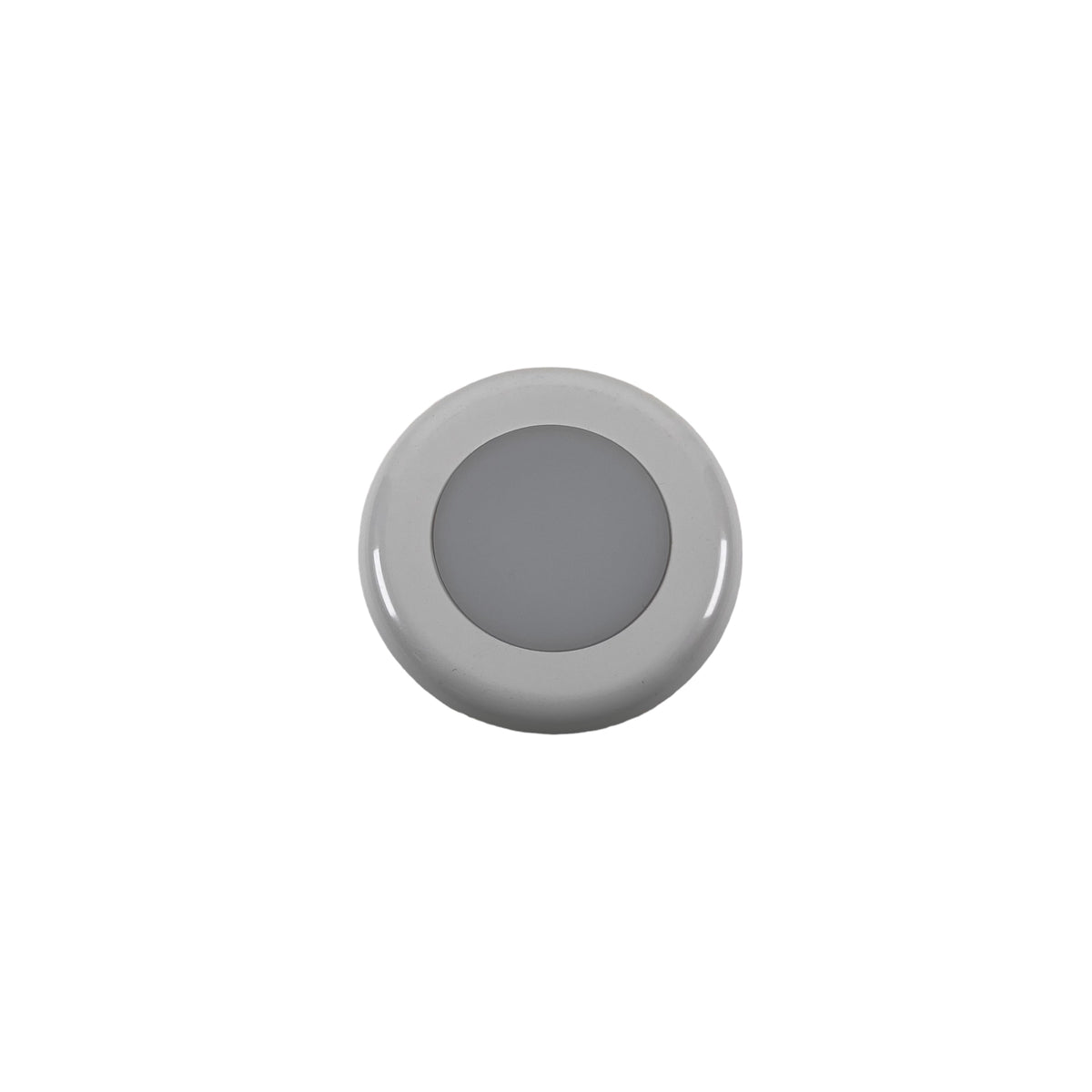 3-inch LED Recessed Puck Light, White Trim Ring