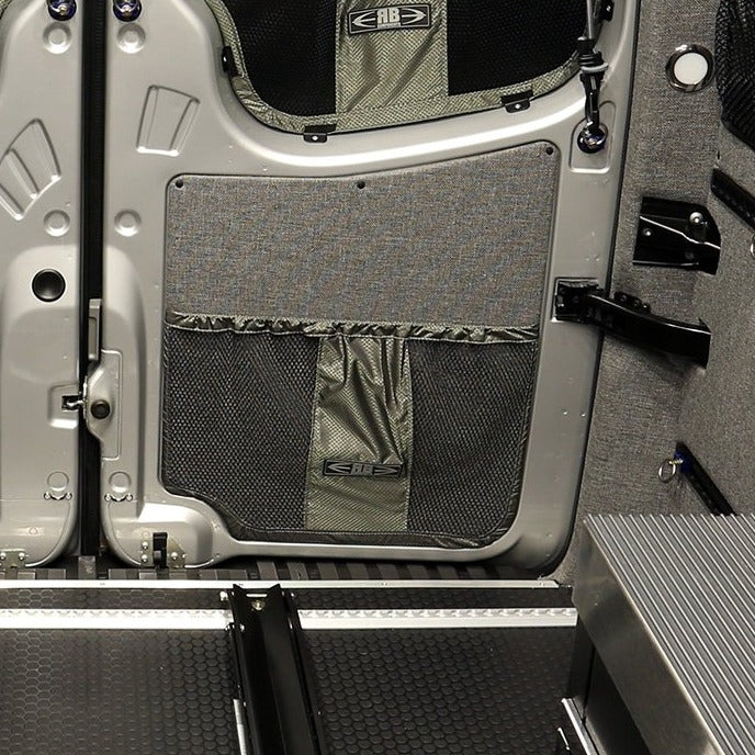 2007-2018 / Sprinter Van Rear Door Lower Stuff Bag Kit -  w/Graphite Upholstered Panels