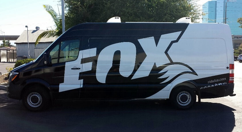 Fox Shox Race Support Van