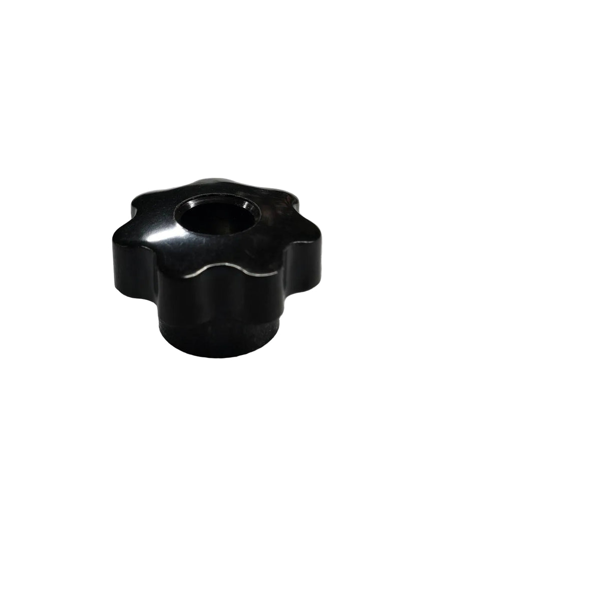 Seven Arm Threaded Knob - Black