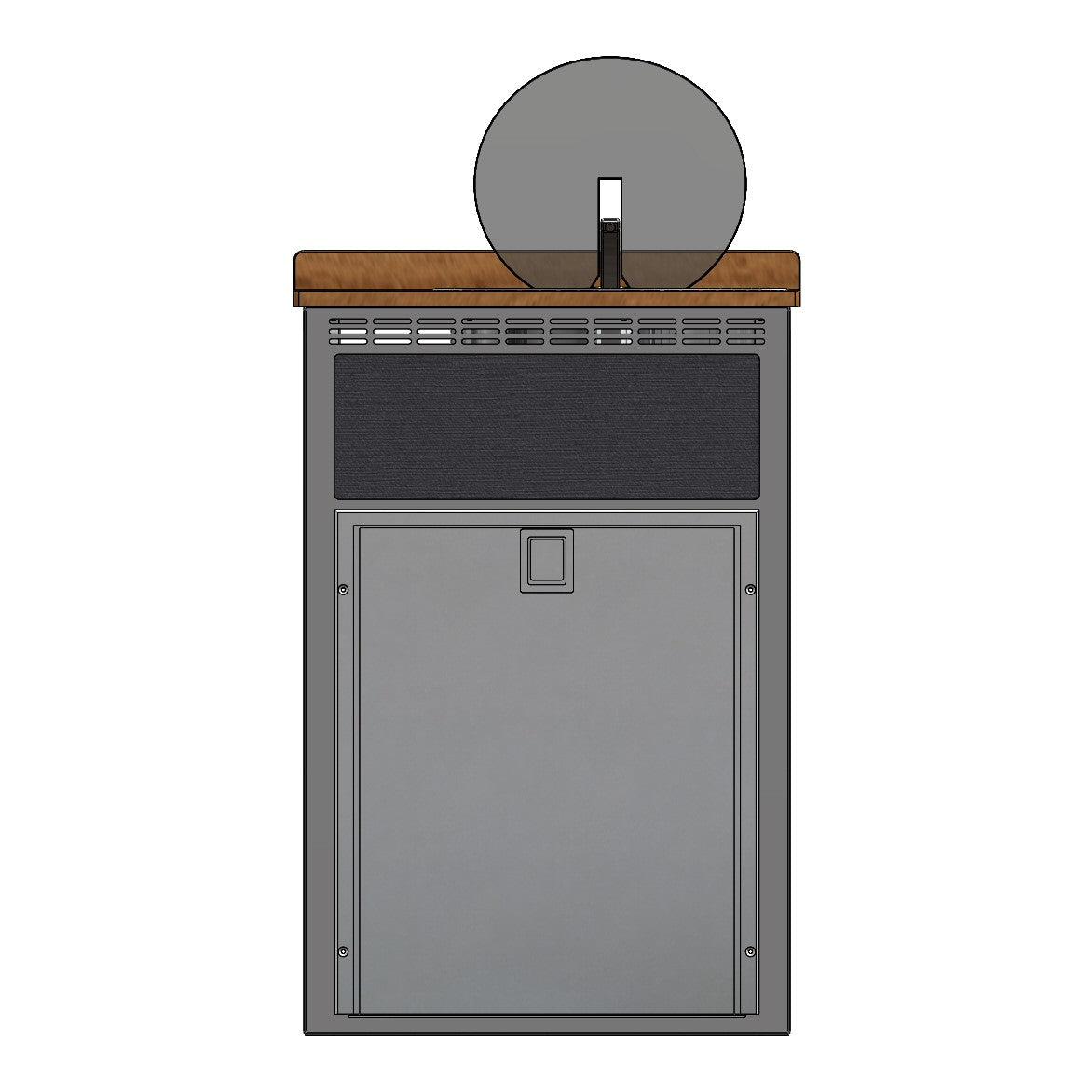 24in Galley - Isotherm 85 Fridge Base Cabinet