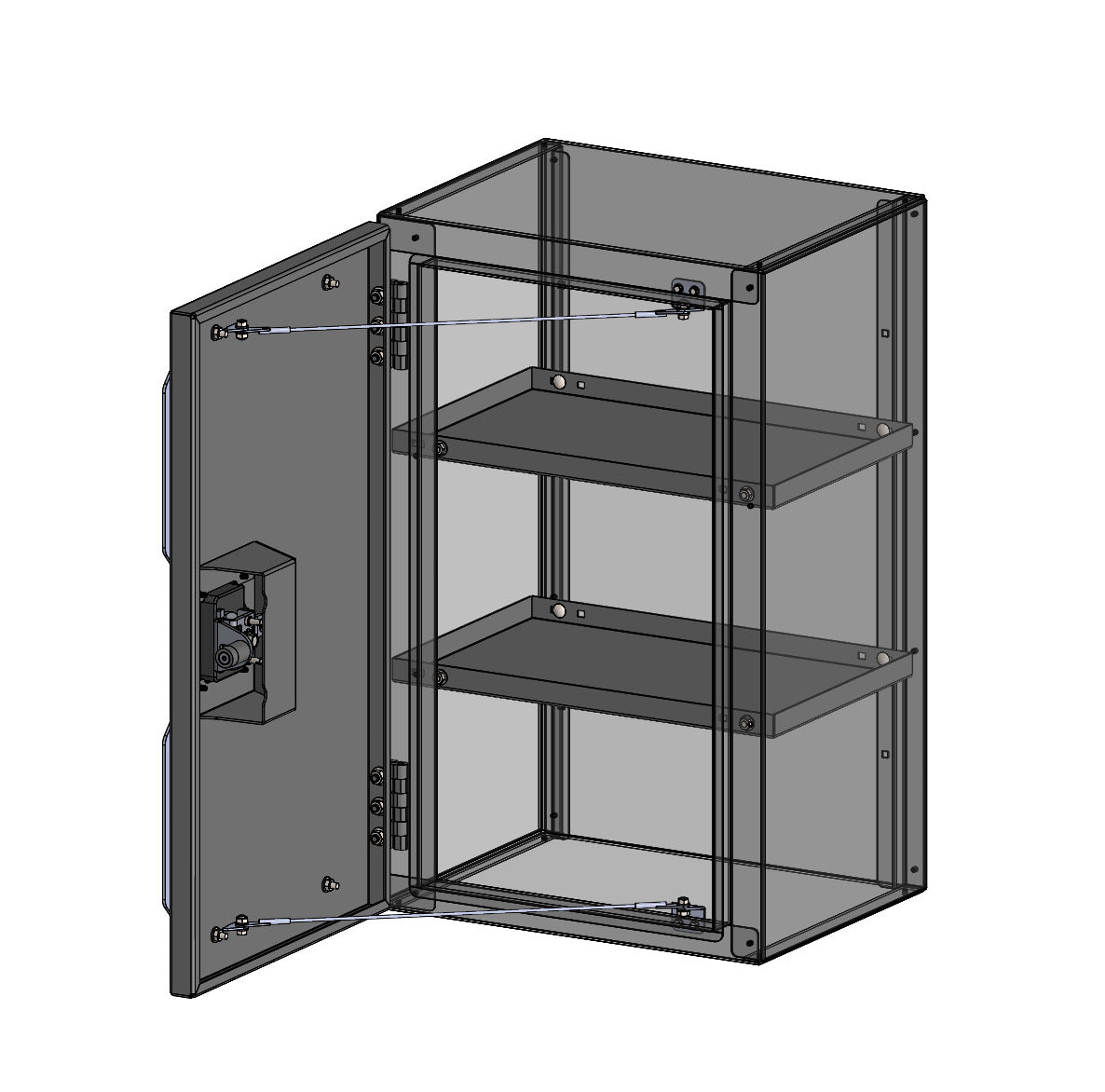 Rear Door Storage Box Shelf