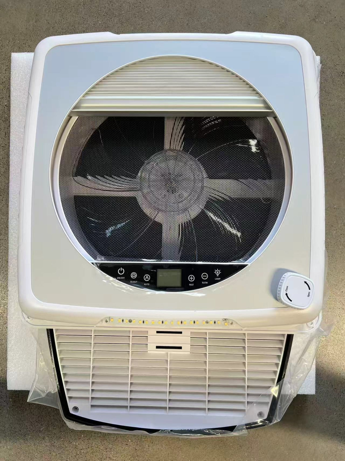 ProBreeze Vent System Brushless Roof Fan - Black Dome