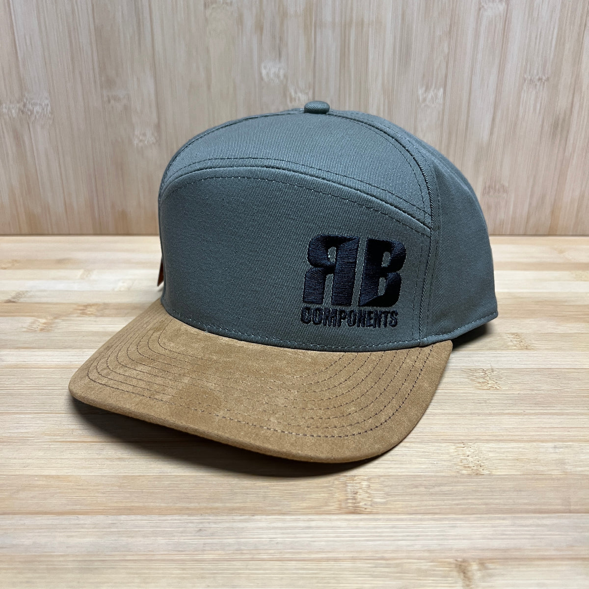 RBC Hat - Olive/Brown Suede - Solid Back