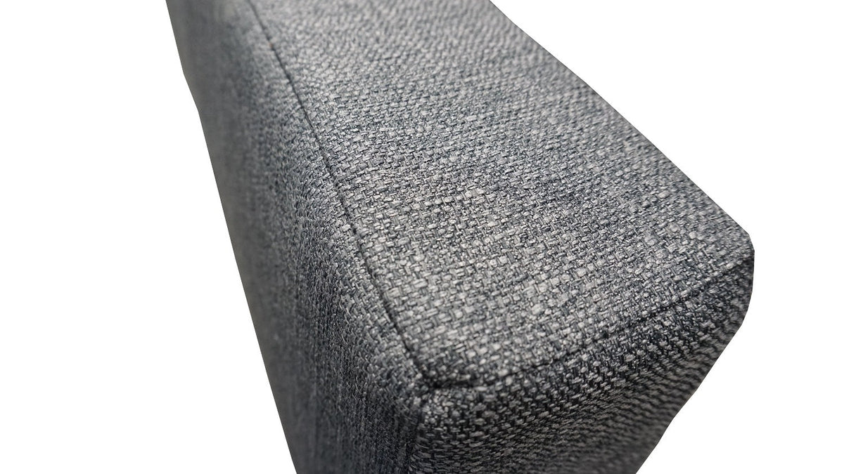 34&quot; Loose Back Rest Triangle Cushion - Retro Graphite Tweed