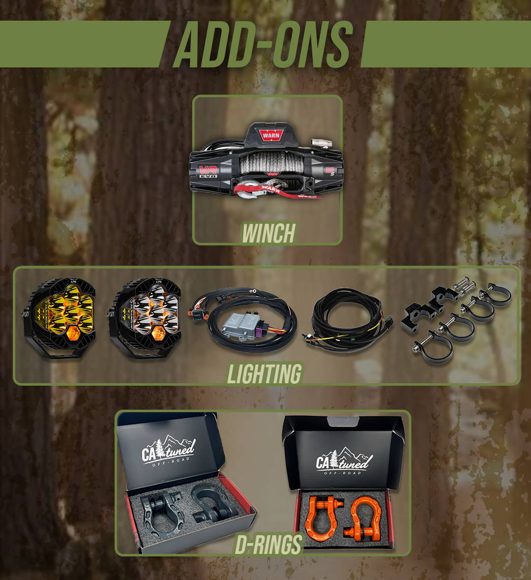 CAtuned Off-Road 2021+ Ford Transit Bumper