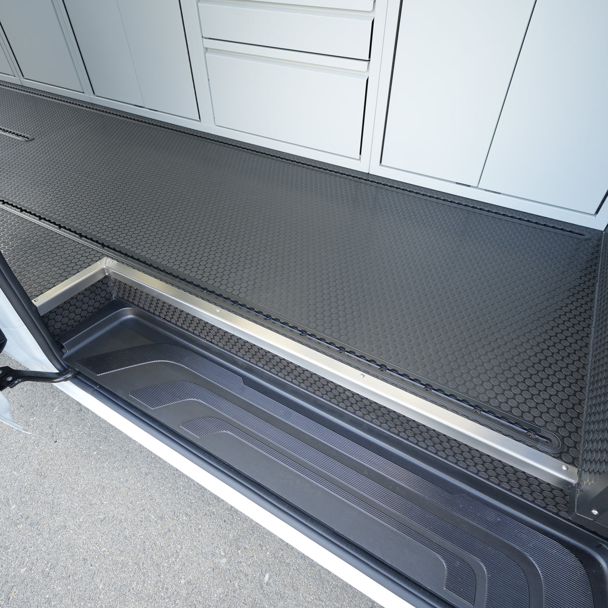 07+ Sprinter Van Sliding Door Step Entry Trim - Fits W/ Upgraded 3/4&quot; Sub Floor