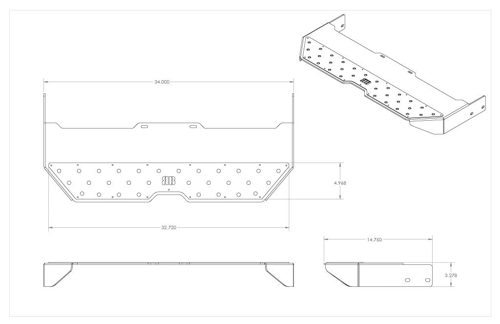 07+ Sprinter Van Rear Step - RB Components