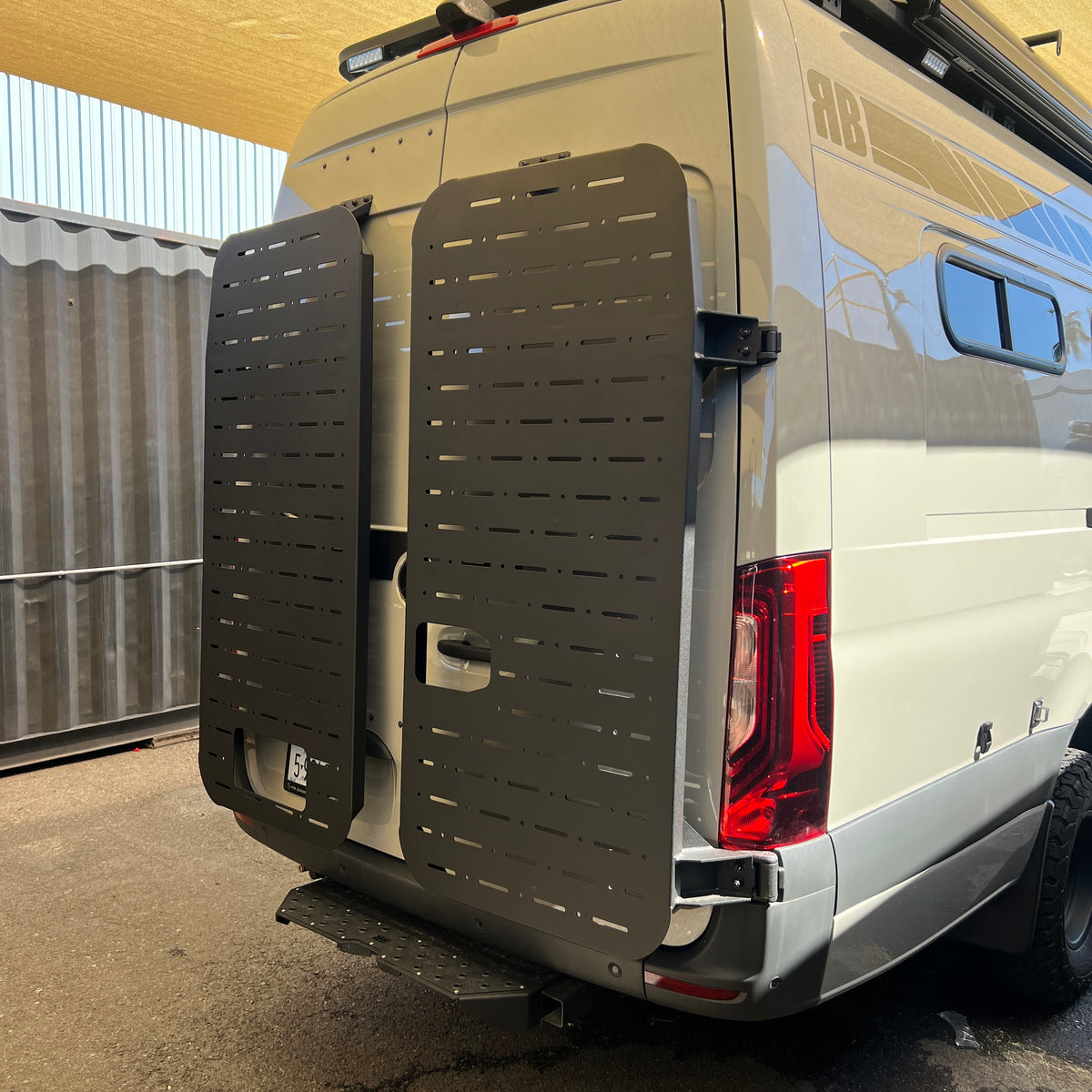 Rear Door Gear Storage Rack