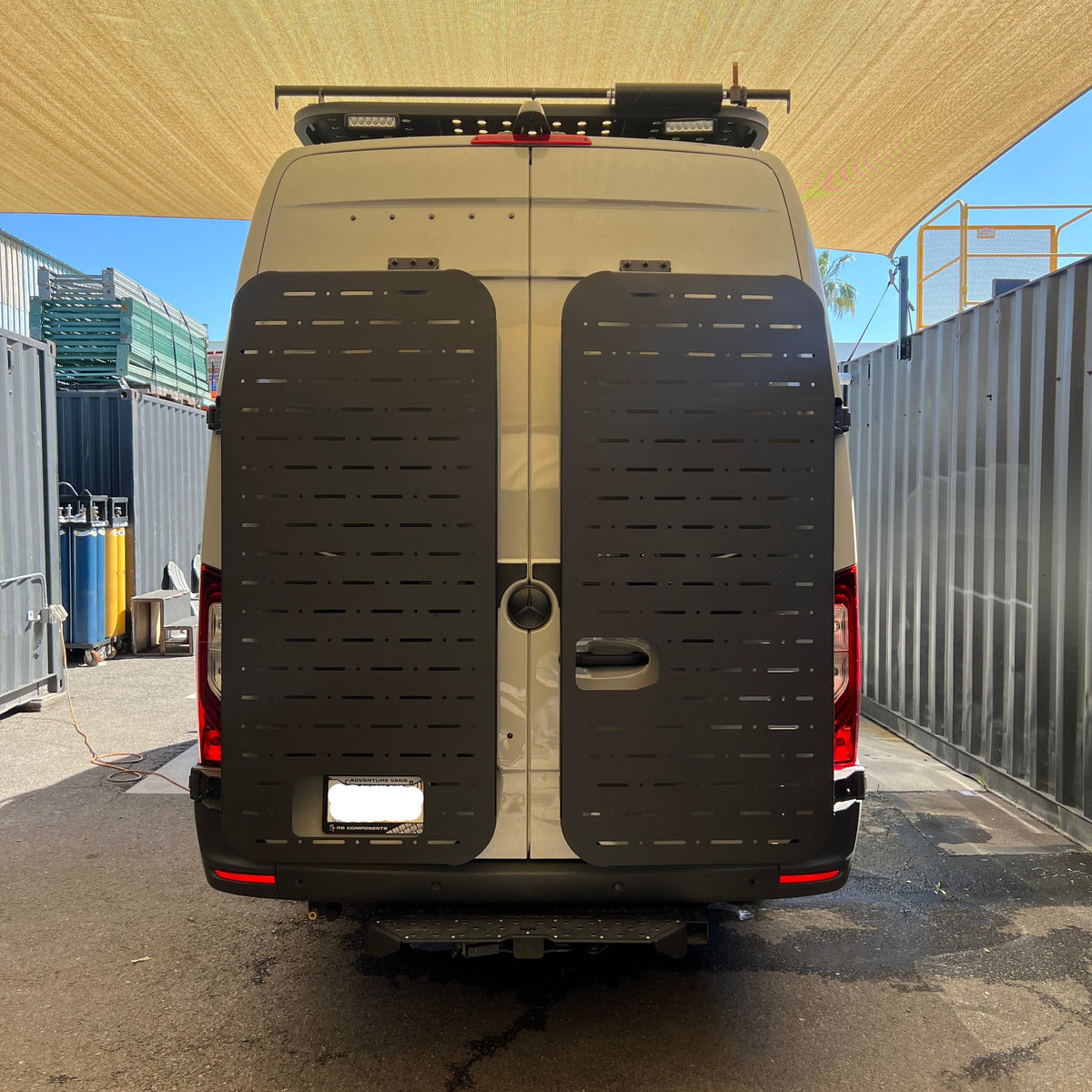 Rear Door Gear Storage Rack