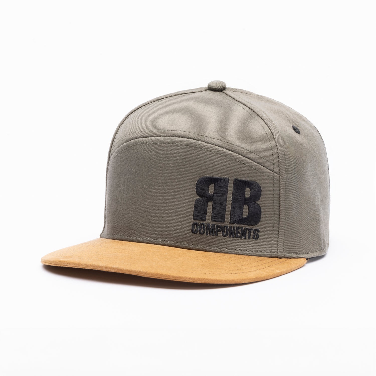 RBC Hat - Olive/Brown Suede - Solid Back - RB Components