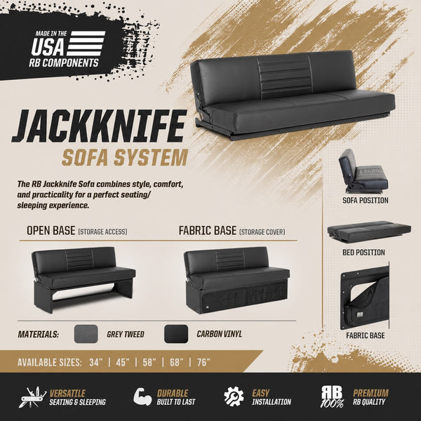 Built for the Road: Jackknife Sofa Sleeper