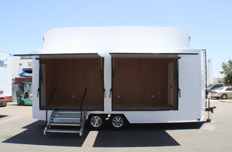 Matix Clothing 23' V-Nose Display Trailer