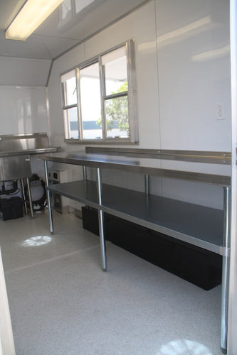 12' Concession Trailer - Waffle Machine