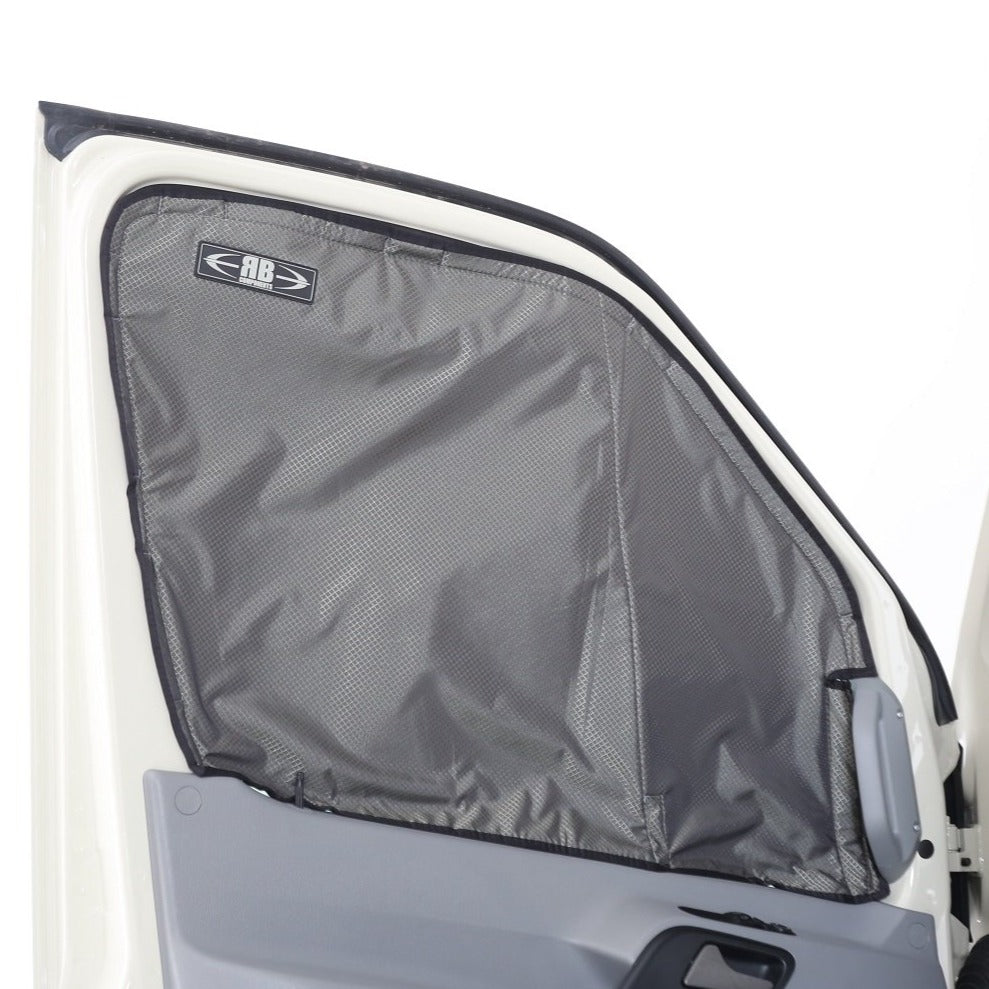 2019 + Sprinter Van Fabric - Magnetic Front Door Window Shade Kit - RB ...