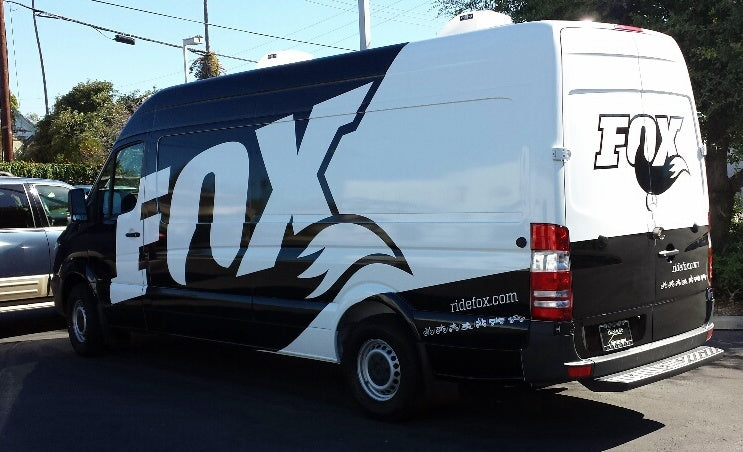 Fox Shox Race Support Van