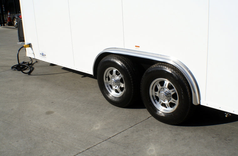 Sulzer Pumps 18' V-Nose Display Trailer