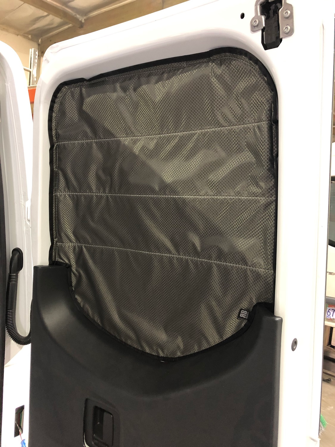 2019+ Sprinter Van Fabric - DS/PS Magnetic Rear Door Window Shade for ...