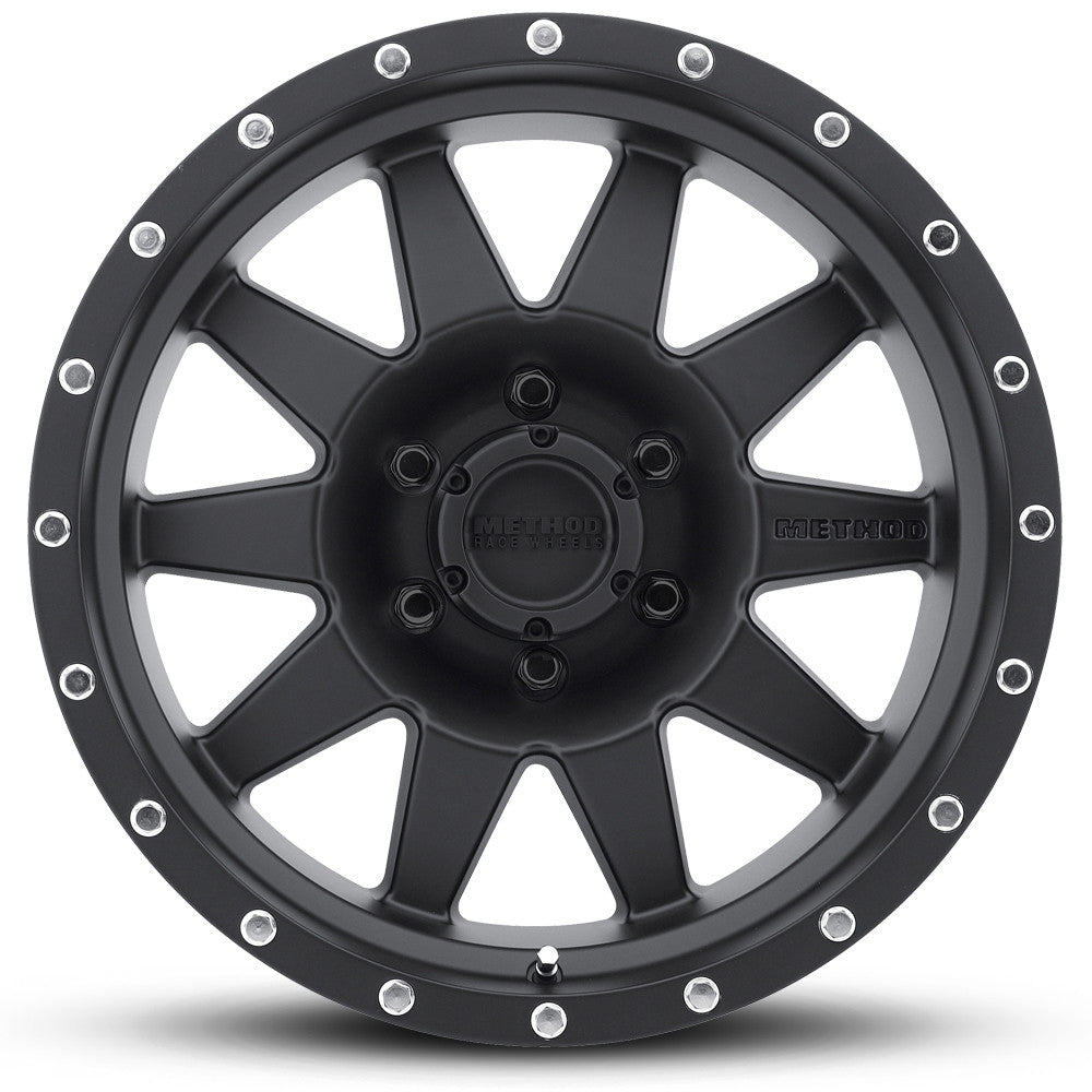 Method Rim Wheel, &quot;The Standard&quot; Matte Black - 17x7.5