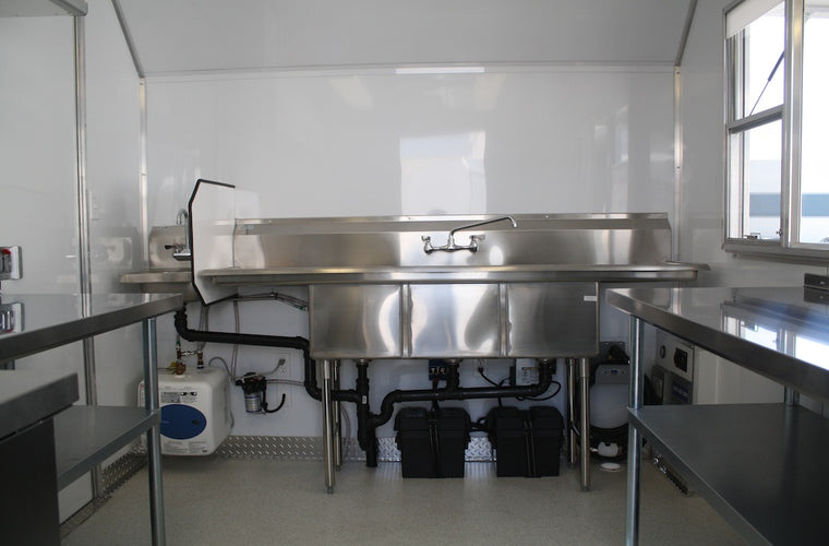 12' Concession Trailer - Waffle Machine