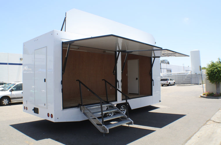 Matix Clothing 23' V-Nose Display Trailer