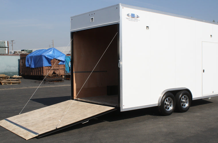 20' V Nose Motorsports Trailer Race Line Wheels