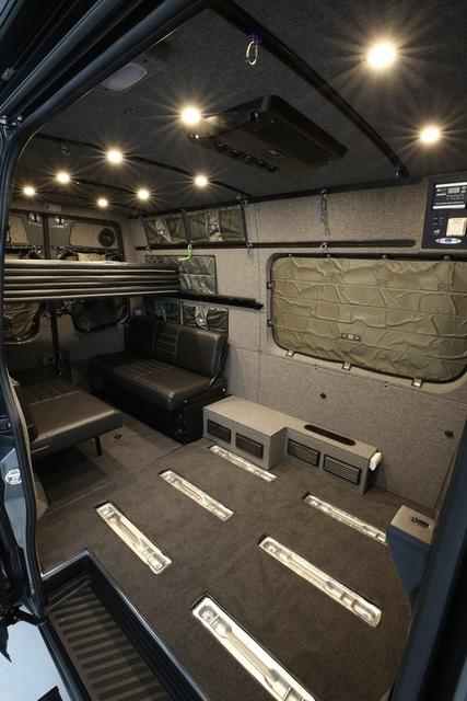 07-18 Sprinter Van Wall Liner Kit 144&quot; High Roof, Upholstered (no upper cabinets)