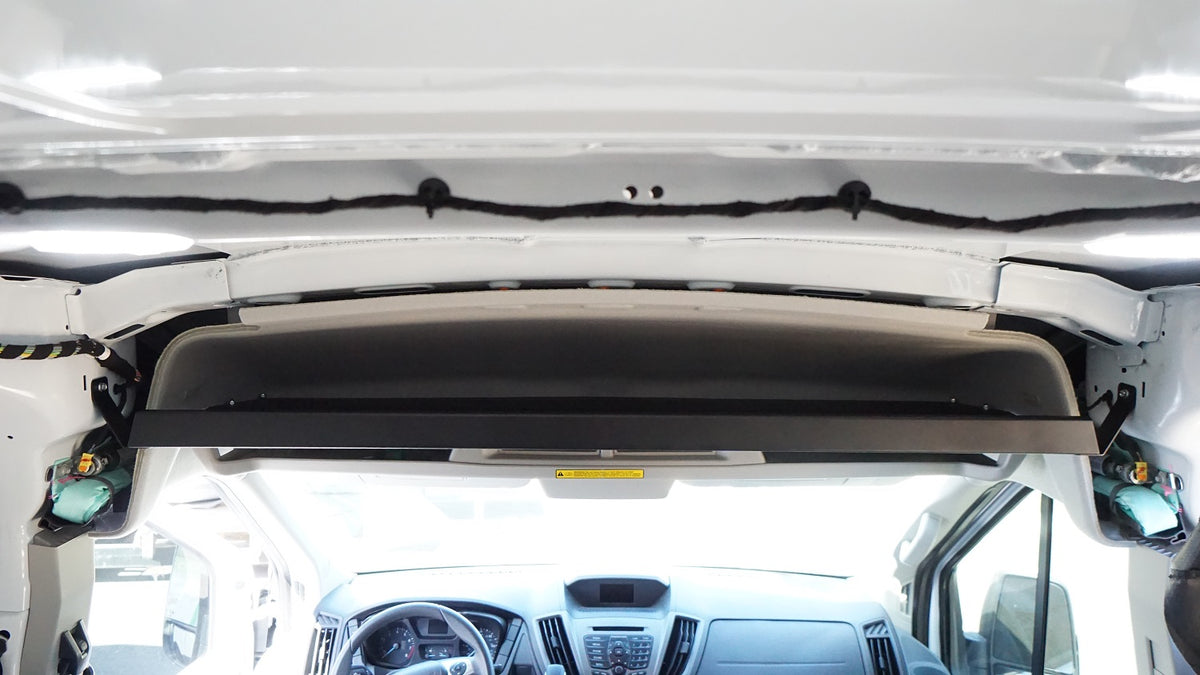 2014 - 2020 Ford Transit Headliner Shelf - Fits Mid and High Roof Vans