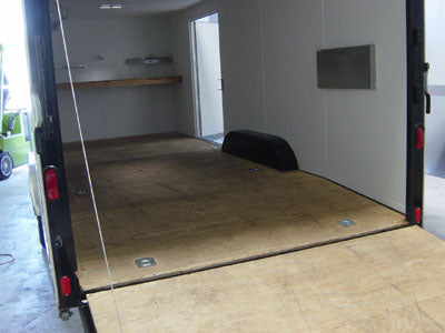 24' Race Trailer Diamond Plate