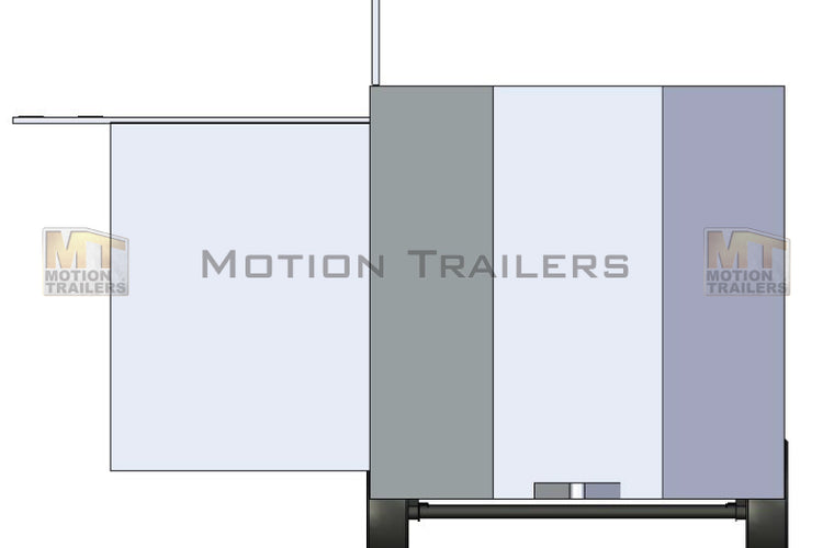 30' Mobile Marketing Trailer 3 Door