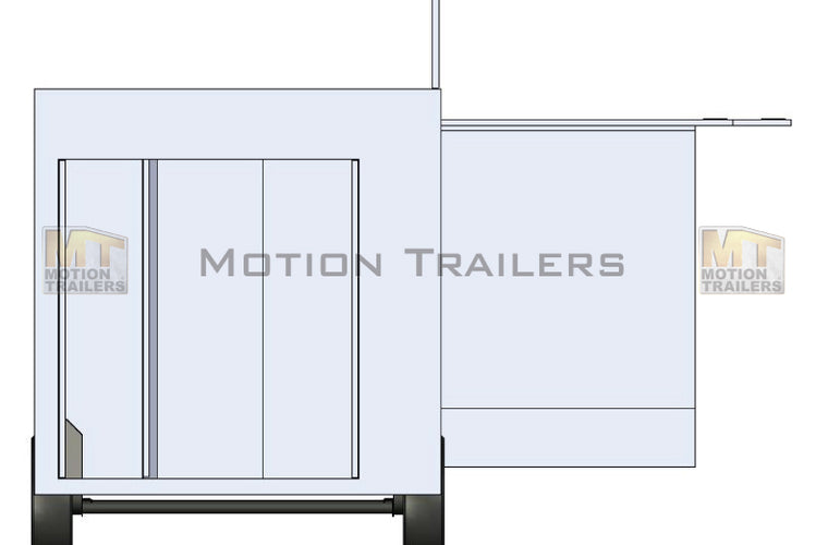 30' Mobile Marketing Trailer 3 Door