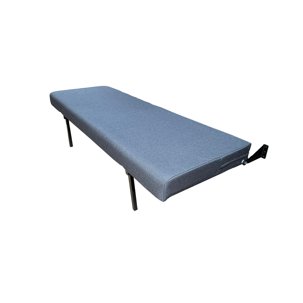 76&quot; Folding Bench Seat - Charcoal Cloth