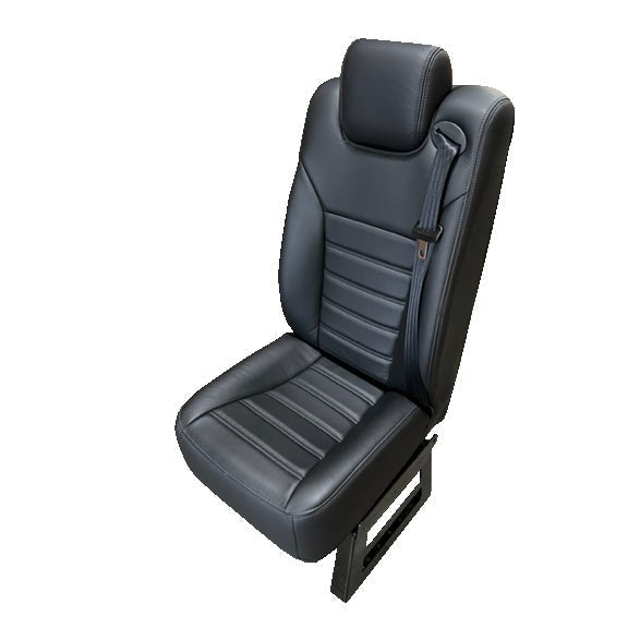 Leather Driver Side Reclining Commuter Seat