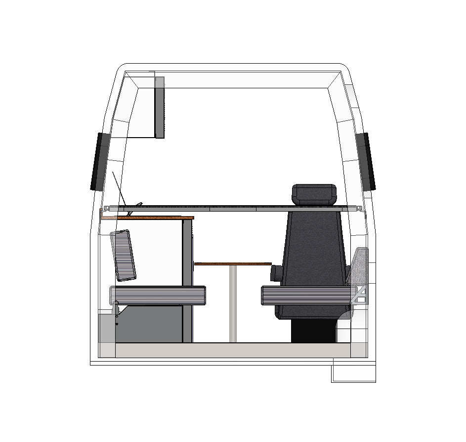 Panel Bed Window 15&quot;x36&quot; - Passenger Side