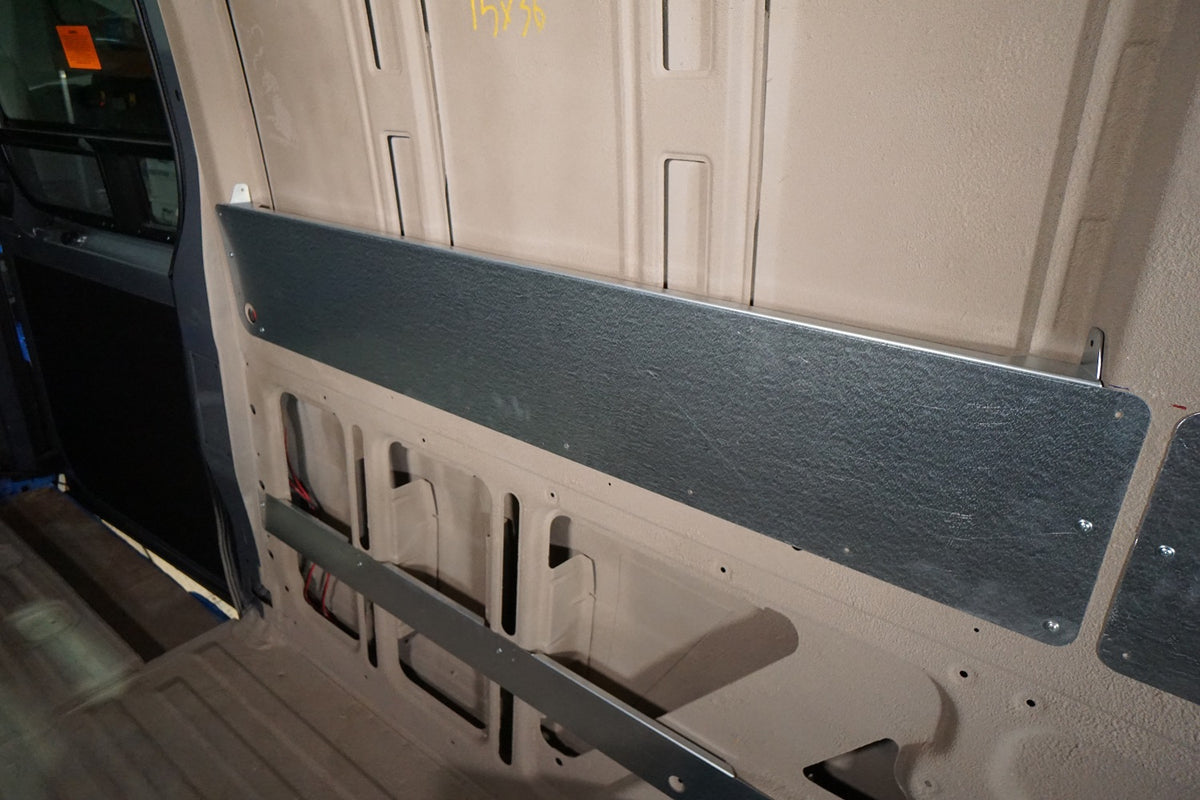 07+ Sprinter Van 170 EXT - 36&quot; - 38&quot; High Panel Bed Wall Brace Kit