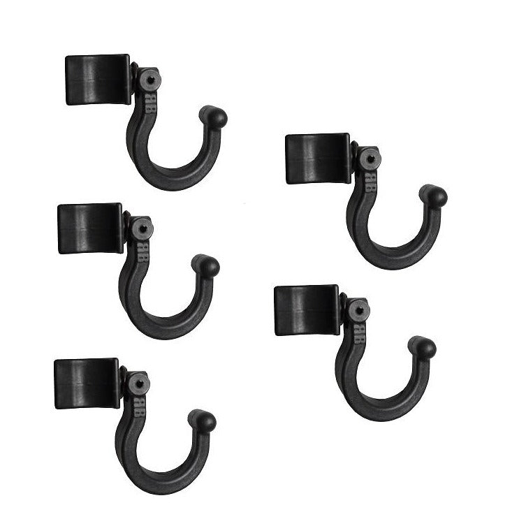Heavy Duty Plastic L-Track Hook - 5 Pack - RB Components