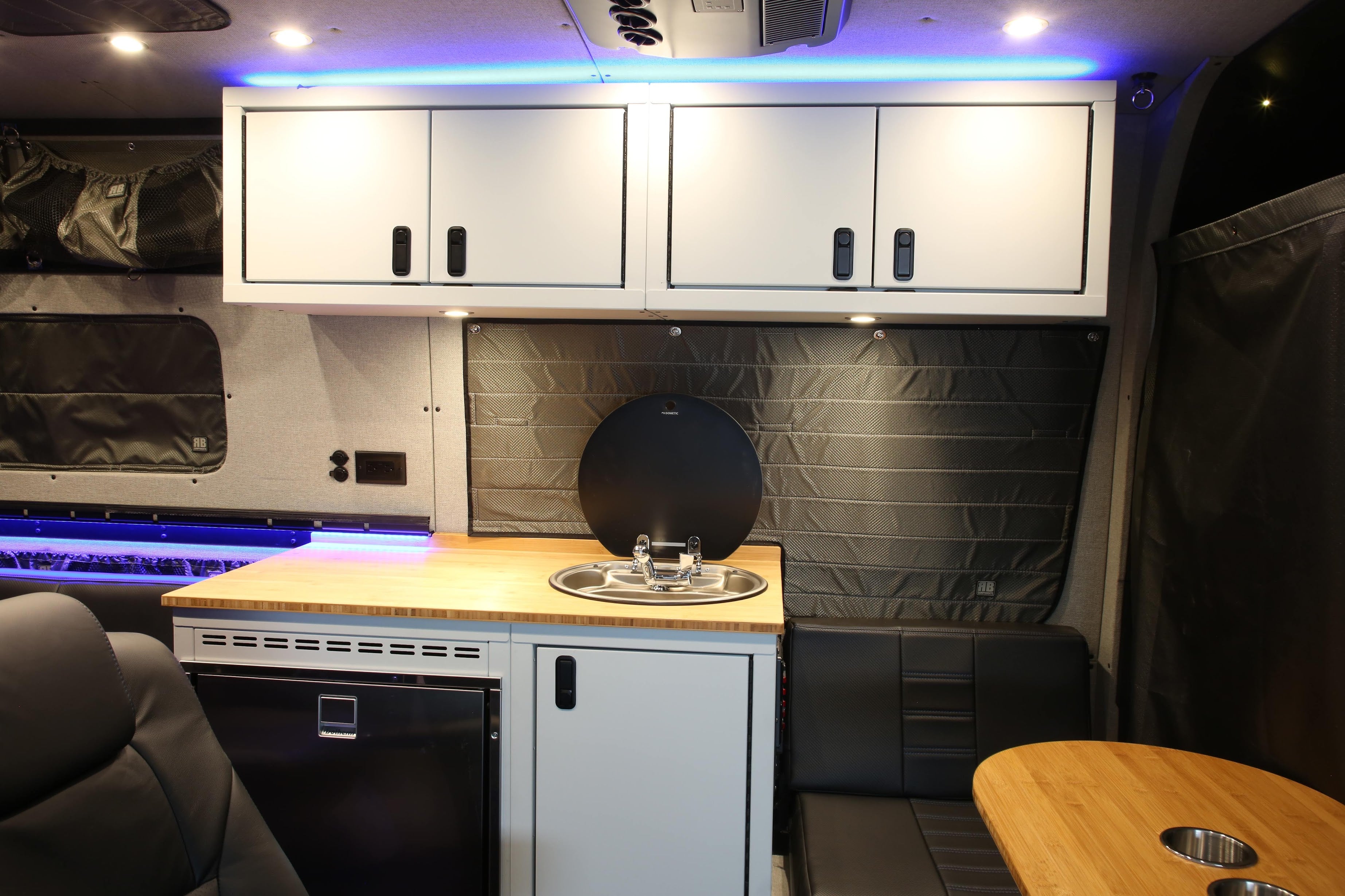 Sprinter Microwave Cabinet: Space-Saving Solution for Van Interior  Organization