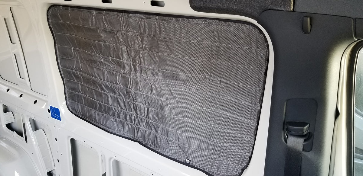 2007+ Sprinter Van Fabric - Magnetic DS Front Galley Window Cover
