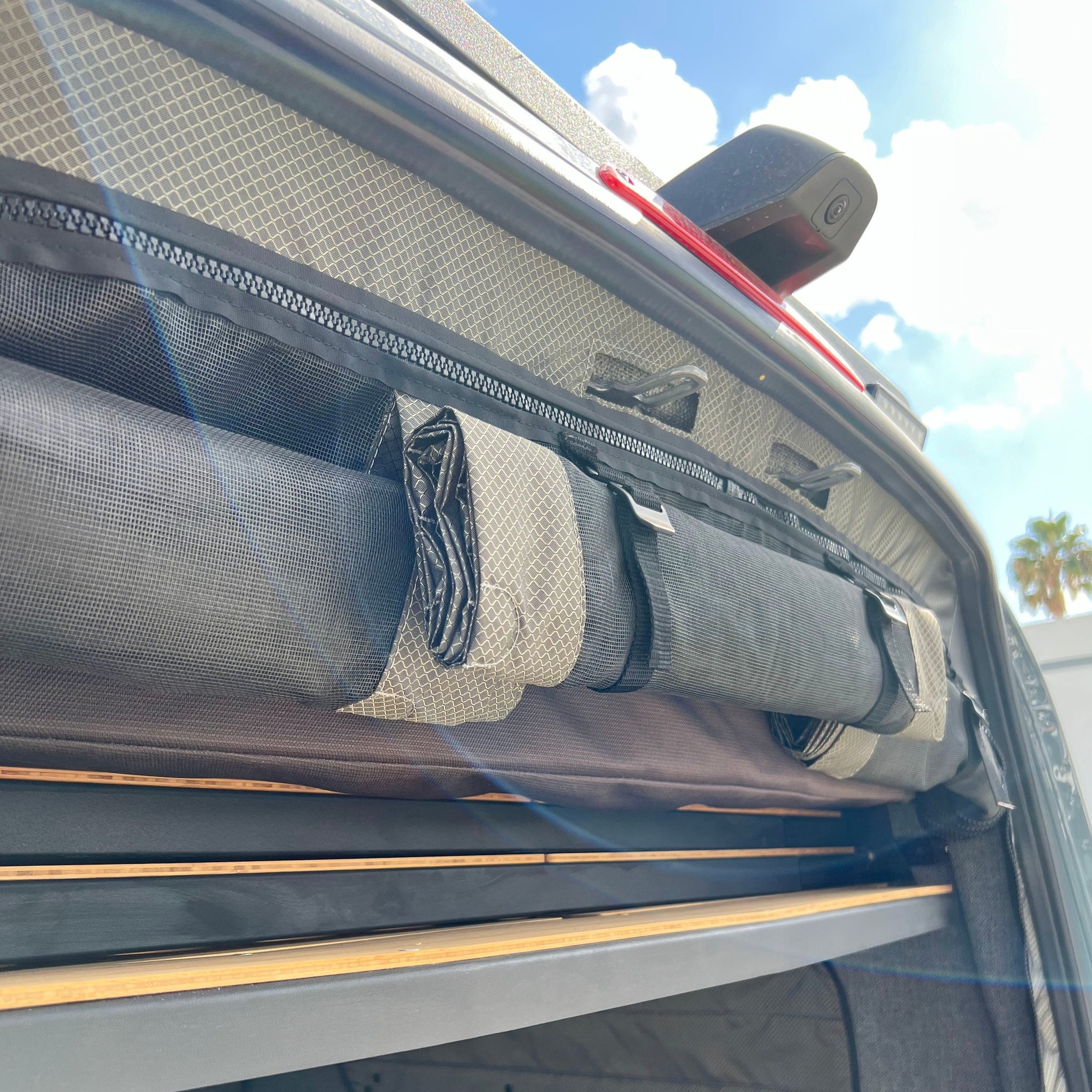 2019+ Sprinter Van Fabric - High Roof Rear Door Bug Net - RB Components